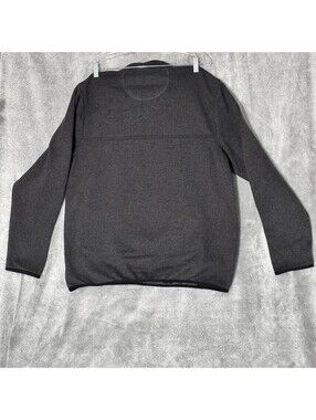 Trinity American Tradition Men's L Sweater Fleece Regular Fit Charcoal Gray NEW